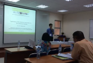 An ITC-GRU student presented his research results in the 4th International Young Researchers Worksho